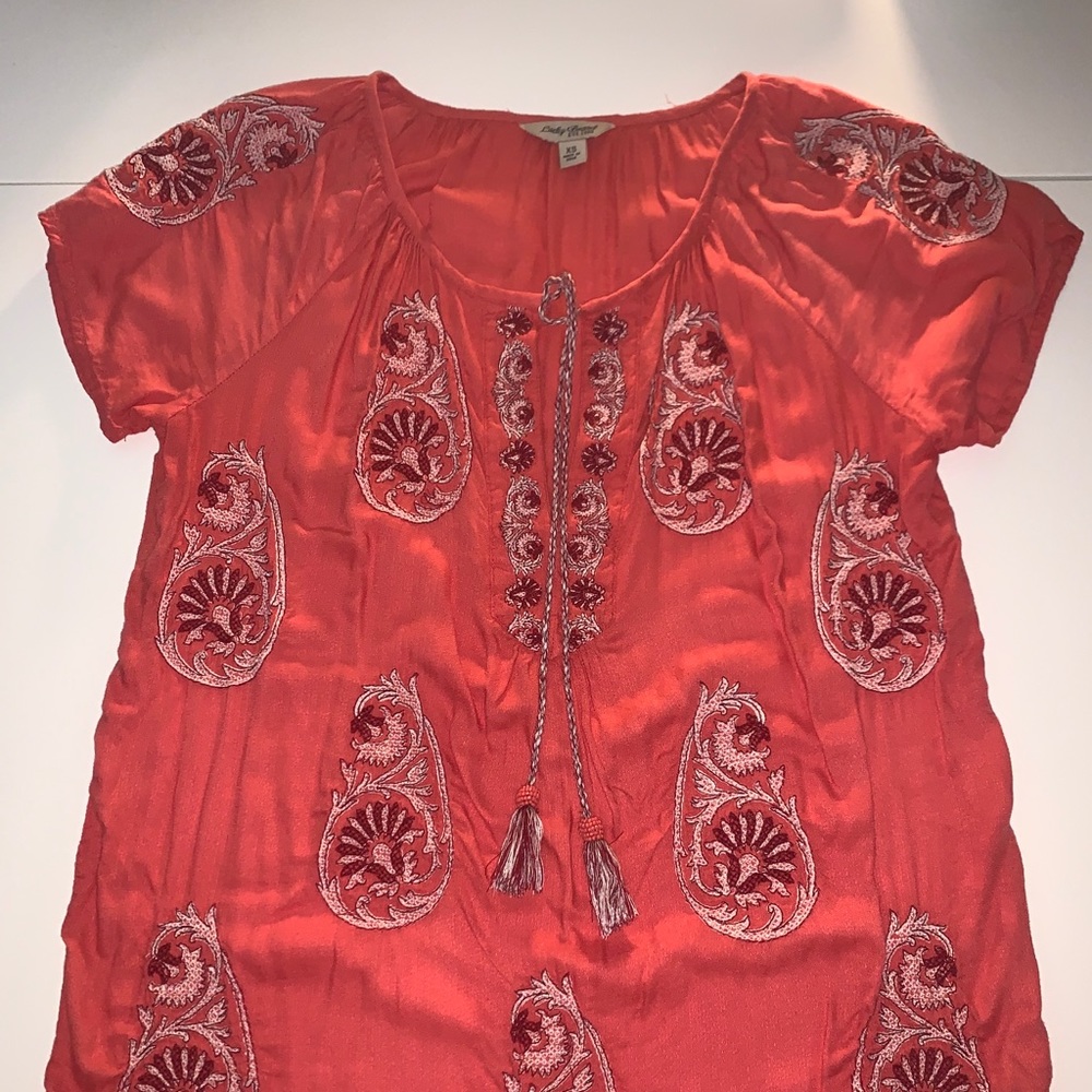 Lucky Brand Coral Top